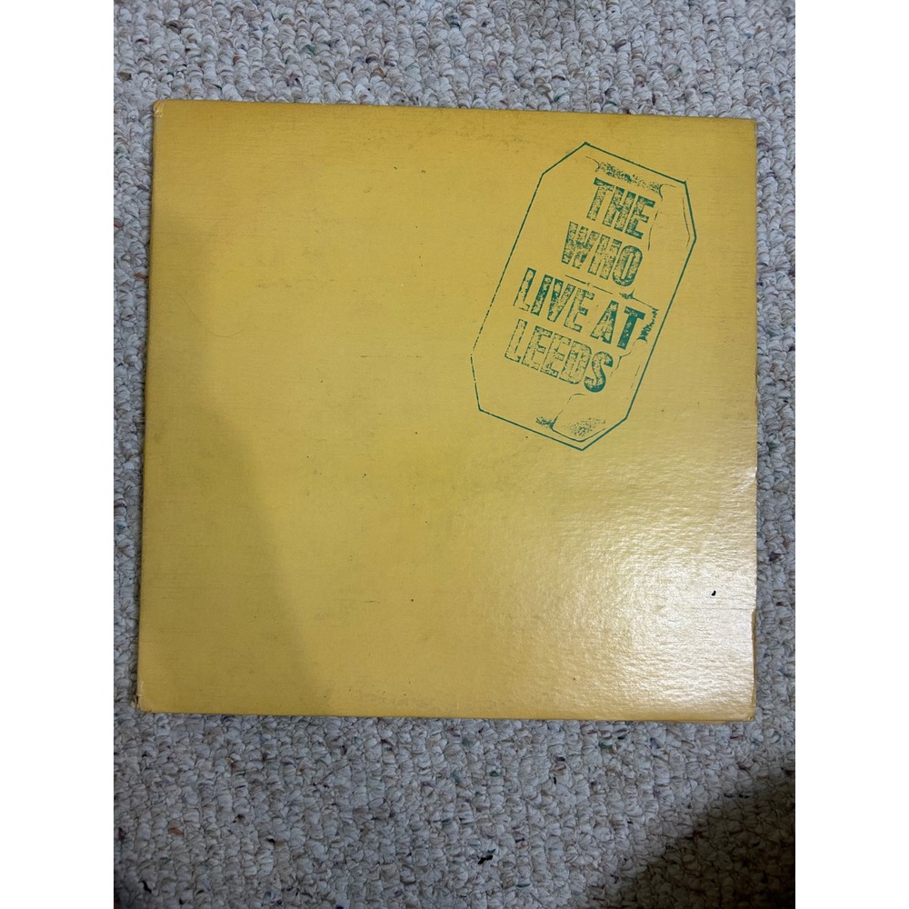 The Who Live At Leeds Vinyl LP MCA-37000 Classic Rock Record